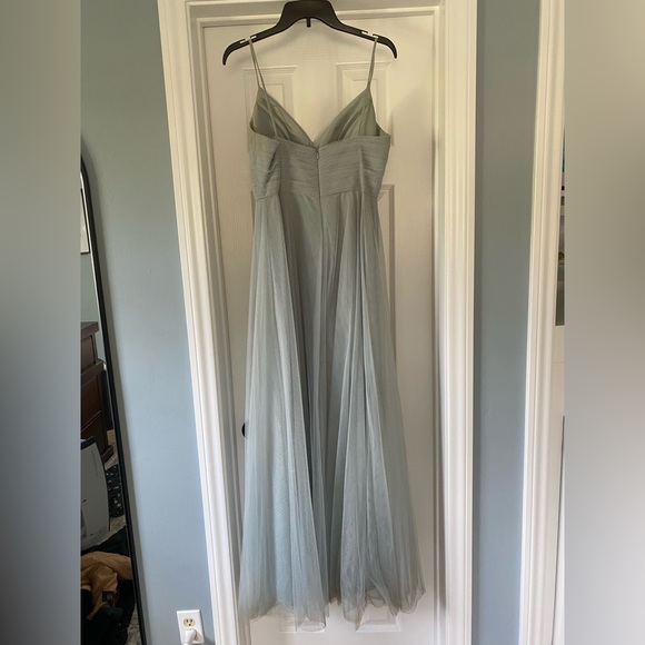 Jenny Yoo Anthropologie Bridesmaid Dress cmorning mist - Picture 4 of 7